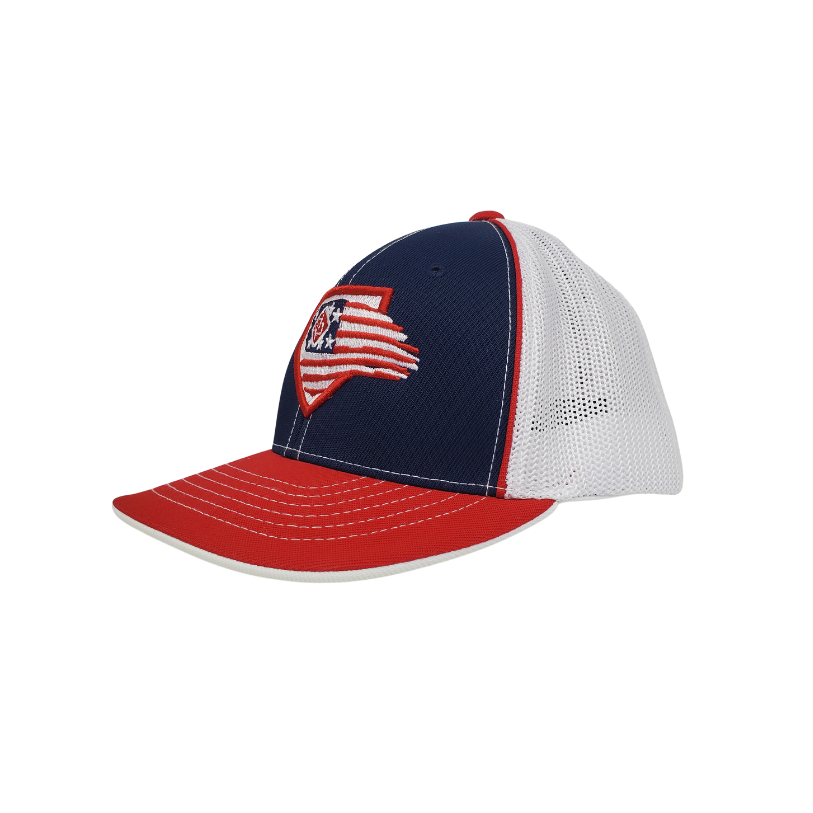 HOME OF THE BRAVE TRUCKER HAT